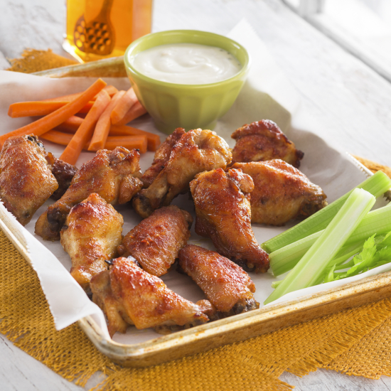 Curried Honey Glazed Chicken Wings 2